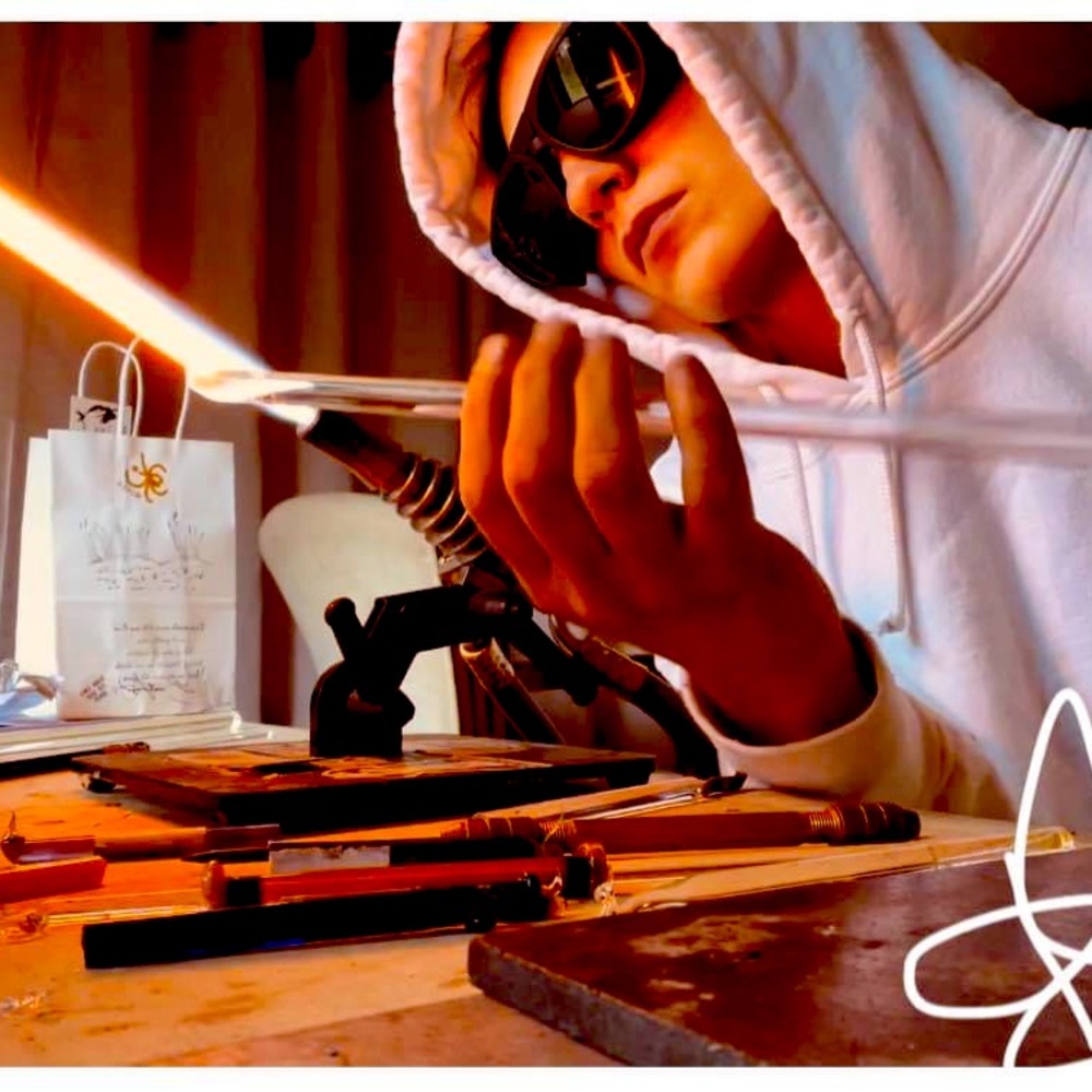 Custom glass pendants with ashes